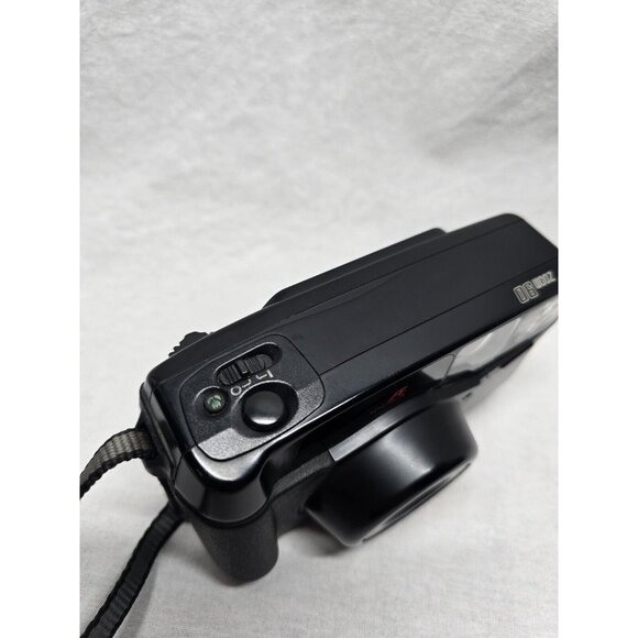 Pentax Zoom-90 Black Tele-Macro Auto Focus Point & Shoot Film Camera With Case - Picture 14 of 16